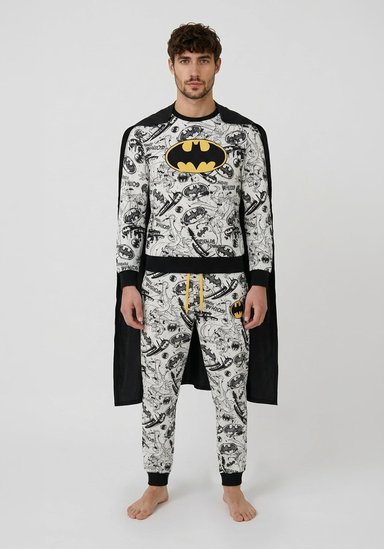 PIJAMA HOMBRE BATMAN CON CAPA - 1
