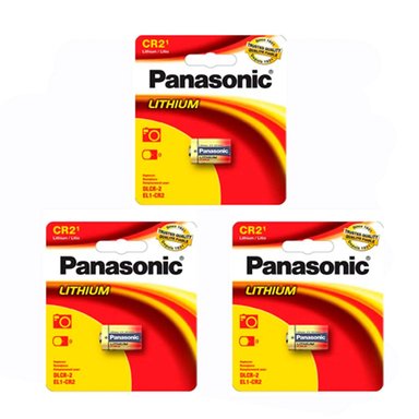 PILAS PANASONIC LITIO CR2 PACK POR 3 UNIDADES - 1