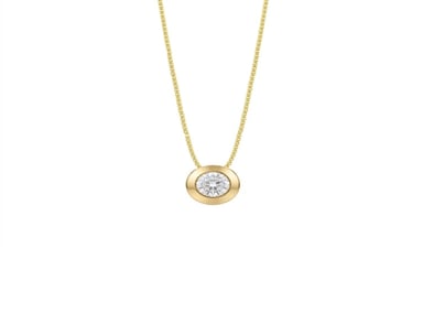 COLLAR BICEL ORO 18K - 1