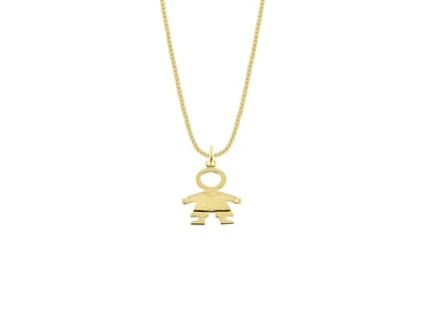 COLLAR CASUAL NIÑO ORO 18K - 1