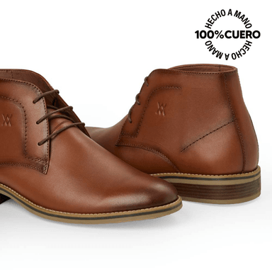 BOTÍN DERBY CASUAL ANGELO-2532 COBRE VIALE HOMME CUERO - 2