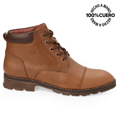 BOTÍN DERBY CASUAL JOSE-2532 OLIVO VIALE HOMME CUERO - 1
