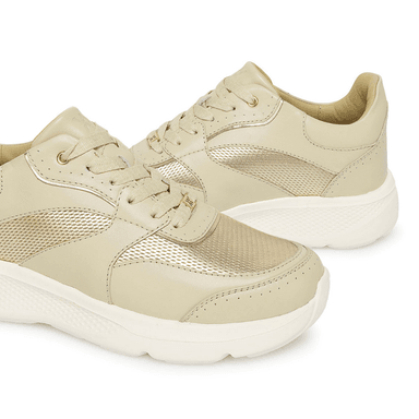 ZAPATILLA CASUAL REC-2502 MARFIL VIALE CUERO - 2