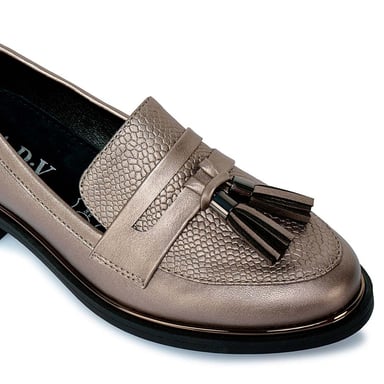 ZAPATO MOCASÍN CASUAL ELI-2410 PEWTER ADV - 2
