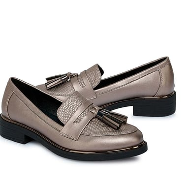 ZAPATO MOCASÍN CASUAL ELI-2410 PEWTER ADV - 3