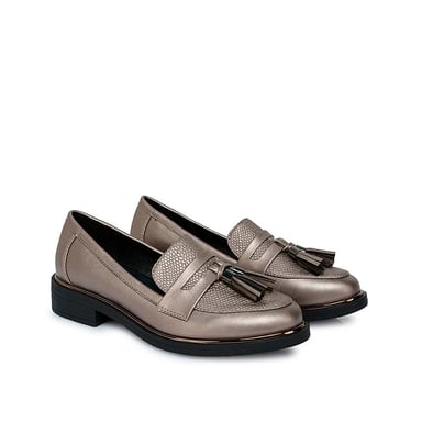 ZAPATO MOCASÍN CASUAL ELI-2410 PEWTER ADV - 4