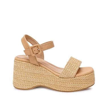 SANDALIA D'ORSAY CASUAL ANA-2633 RAFFI/BEIGE ADV - 1