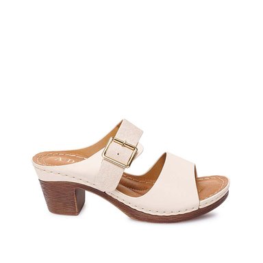 SANDALIA STRAP CASUAL ANA-2616 HUESO ADV - 1
