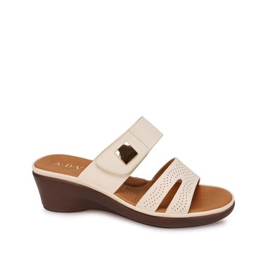 SANDALIA STRAP CASUAL ANA-2502 HUESO ADV - 1