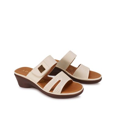 SANDALIA STRAP CASUAL ANA-2502 HUESO ADV - 4