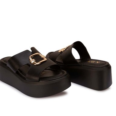 SANDALIA STRAP CASUAL ANA-2602 NEGRO ADV - 2