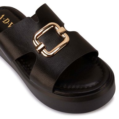 SANDALIA STRAP CASUAL ANA-2602 NEGRO ADV - 3
