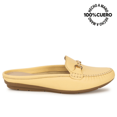 ZAPATO MOCASÍN CASUAL CORE-2503 MANTQUILLA VIALE CUERO - 1