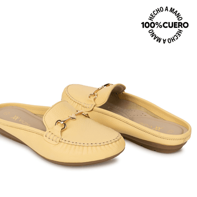 ZAPATO MOCASÍN CASUAL CORE-2503 MANTQUILLA VIALE CUERO - 2