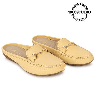 ZAPATO MOCASÍN CASUAL CORE-2503 MANTQUILLA VIALE CUERO - 4