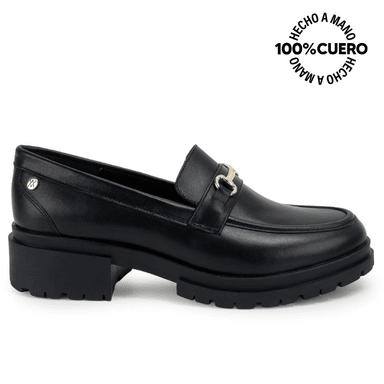 ZAPATO MOCASÍN TASTE-2610 NEGRO VIALE CUERO - 1