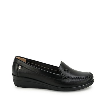 ZAPATO MOCASÍN LE-2613 NEGRO VIALE CUERO - 1