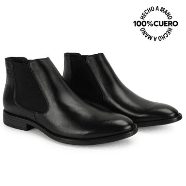 BOTIN CHELSEA MATEO-2610 NEGRO VIALE HOMME CUERO - 4