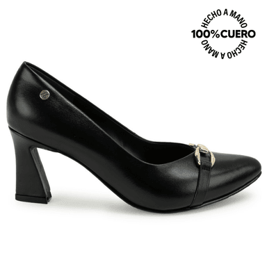 ZAPATO REINA TATI-2663 NEGRO VIALE CUERO - 1