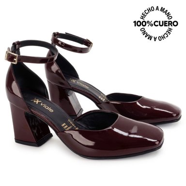 ZAPATO MEDIA ESTACION D'ORSAY ROSY-2601 CHERLACQ VIALE CUERO - 5