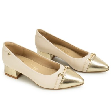 ZAPATO STILETTO MARISA-2607 HUESO PIAZZA - 4