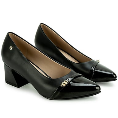 ZAPATO STILETTO CASUAL DON-2641 NEGRO PIAZZA - 4