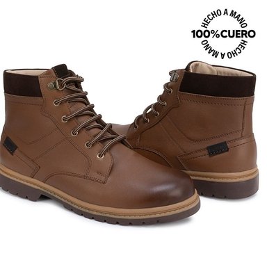 BOTIN DERBY ANGEL-2641 TOFFE RABBIT CUERO - 2