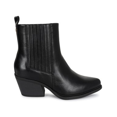 BOTIN JODHPUR CASUAL DAVI-2613 NEGRO SINTETICO ANN D VIAN - 1