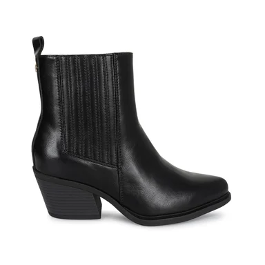 BOTIN JODHPUR CASUAL DAVI-2613 NEGRO SINTETICO ANN D VIAN - 1