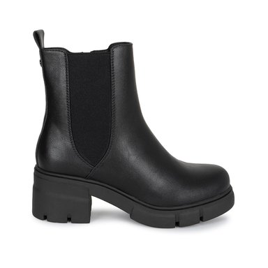 BOTIN CHELSEA CASUAL DAVI-2616 NEGRO SINTETICO ANN D VIAN - 1