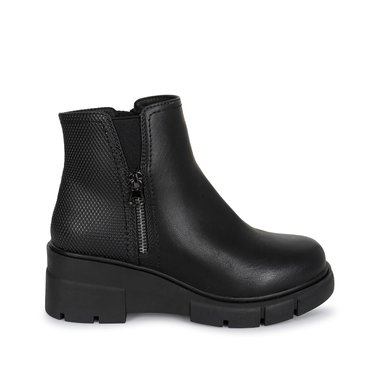 BOTIN CHELSEA CASUAL DAVI-2621 NEGRO SINTETICO ANN D VIAN - 2