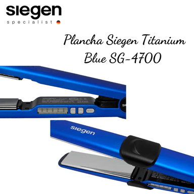 PLANCHA ALISADORA DE CABELLO SIEGEN SG 4700 PLANCHA ALISADORA CABELLO PROFESIONAL TITANIUM PLACAS FLOTANTES SG-4700 - 5
