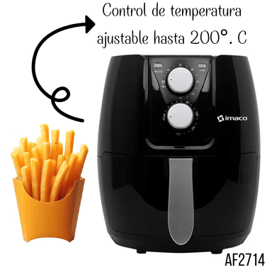 OLLA FREIDORA DE AIRE IMACO AF-2714 2.6 LITROS MANUAL AF2714 - 2