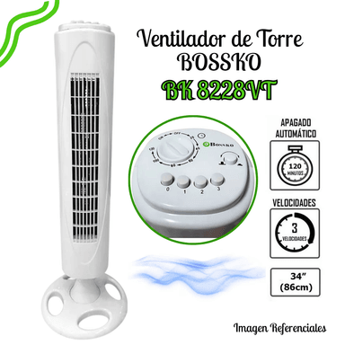 VENTILADOR DE TORRE BOSSKO BK-8228VT - 1