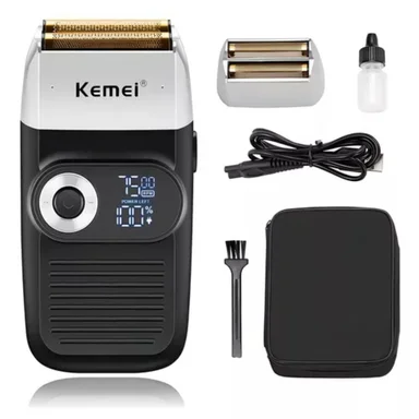 AFEITADORA KM-2026 SHAVER KEMEI RECARGABLE KM 2026 - 2