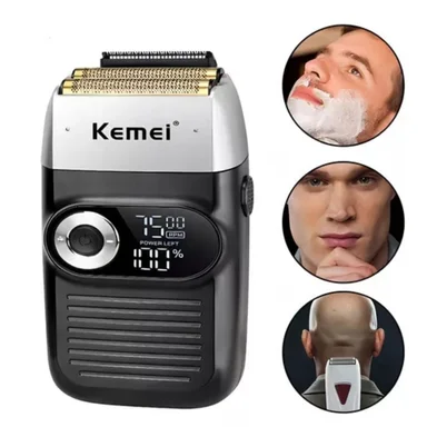 AFEITADORA KM-2026 SHAVER KEMEI RECARGABLE KM 2026 - 5