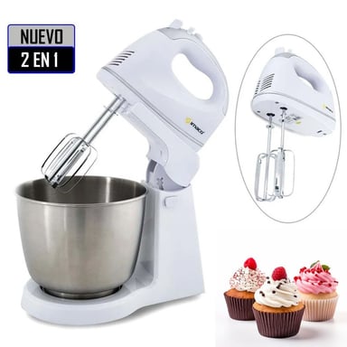 BATIDORA MANUAL Y PEDESTAL IMACO CON TAZÓN ACERO INOXIDABLE - 2