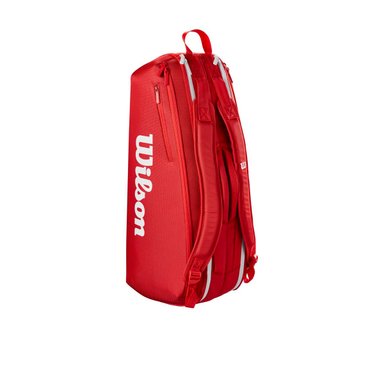 RAQUETERO DE TENIS WILSON SUPER TOUR WILSON RED 6PK 2025 RED - 2
