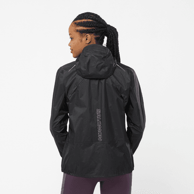 CASACA NEGRO BONATTI WATERPROOF MUJER - SALOMON - 3