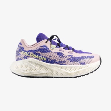 ZAPATILLAS GRAVEL RUNNING MUJER SALOMON AERO GLIDE 4 GRVL GRIS AZUL MARINO - 1