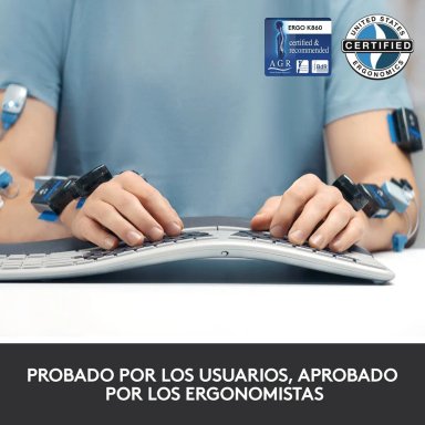 TÍTULO SEO: LOGITECH ERGO K860 Y MOUSE LIFT VERTICAL - KIT DE ERGONOMÍA AVANZADA - 7