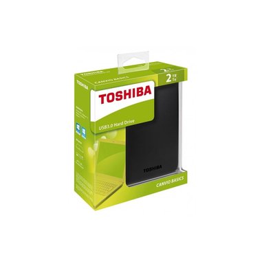 DISCO DURO EXTERNO TOSHIBA 2 TB CANVIO BASIC 2TB - 1