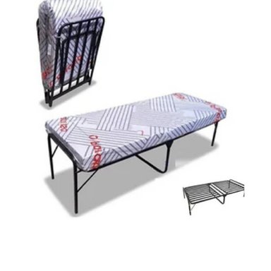 CAMA 1 PLAZA PLEGABLE + COLCHÓN 2PULG - 1