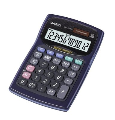 CALCULADORA CIENTÍFICA CASIO ESCRITORIO WM-220MS-BU-S-DH AZUL - 1