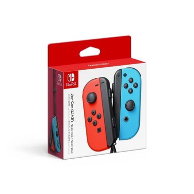 MANDO NINTENDO JOYCON SWITCH NEON RED NEON BLUE - 1