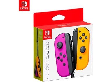 MANDO NINTENDO JOY CON NEON PURPLE Y NEON ORANGE SWITCH - 1