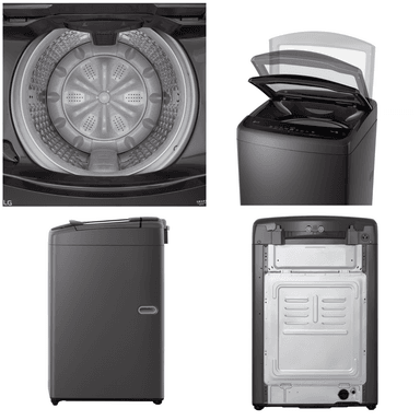 LAVADORA LG 19 KG TURBODRUM CARGA SUPERIOR WT19BVTB NEGRO - 5