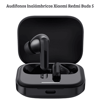 AUDÍFONOS XIAOMI INALÁMBRICOS REDMI BUDS 5 BLUETOOTH NEGRO - 1