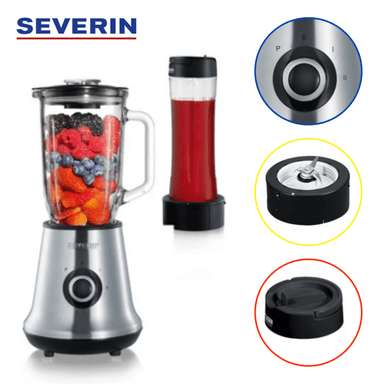 BATIDORA MANO SEVERIN SM 3737 VASO CON SMOOTHIE MIX Y GO - 1