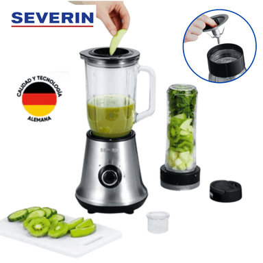 BATIDORA MANO SEVERIN SM 3737 VASO CON SMOOTHIE MIX Y GO - 5